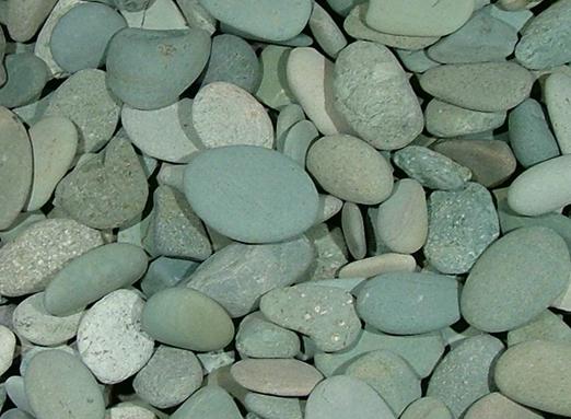 Green Beach Pebbles 1/2 - 1 inch